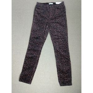 New‎ Loft Pants Womens Size 27  Skinny Animal Cheetah Print